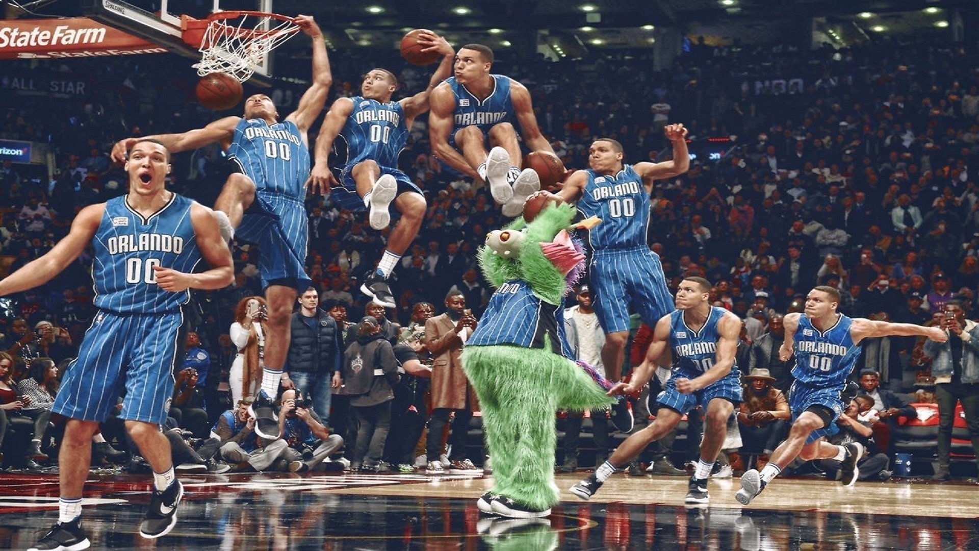 浓眉天神下凡,魔术黑魔法撕碎雄鹿铁蹄